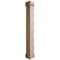 Ekena Millwork Rough Cedar Faux Wood Non-Tapered Square Column Wrap w/ Standard Capital & Base, 18"W x 6'H COLURC18X072STUF - alternate 1